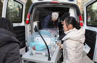 营山县妇婴监护型护送